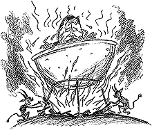 Почему у помощников свирепый вид?