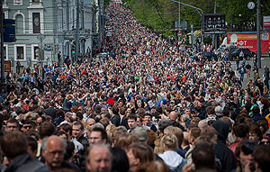 Писатели провели «контрольную прогулку»