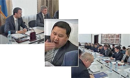 Большинство присутствующих набрались мудрости и сидели с важным выражением лица, всем своим видом демонстрировали озабоченность создавшимся положением. И лишь Вы один беззастенчиво в открытую зевали во весь рот.