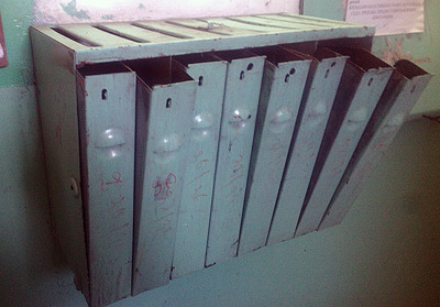 почтовые ящики в подъездах