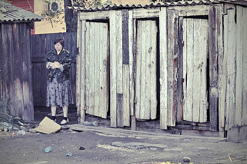 Обычный дом на главной улице Кызыла