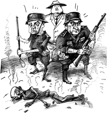 Полицейское государство борется со свободой слова