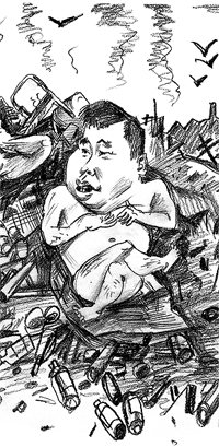 Непорочный Сагаан-оол как лицо немытого Кызыла