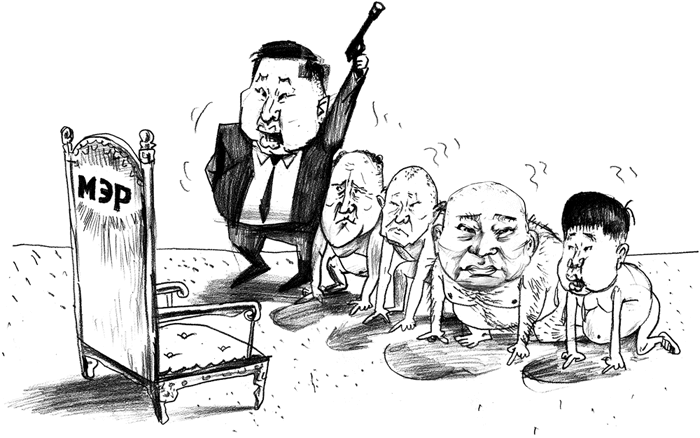 Кызыл: Игра в подкидного... мэра