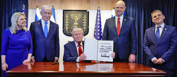 Трамп провозгласил мир на Ближнем Востоке, на очереди – Европа?